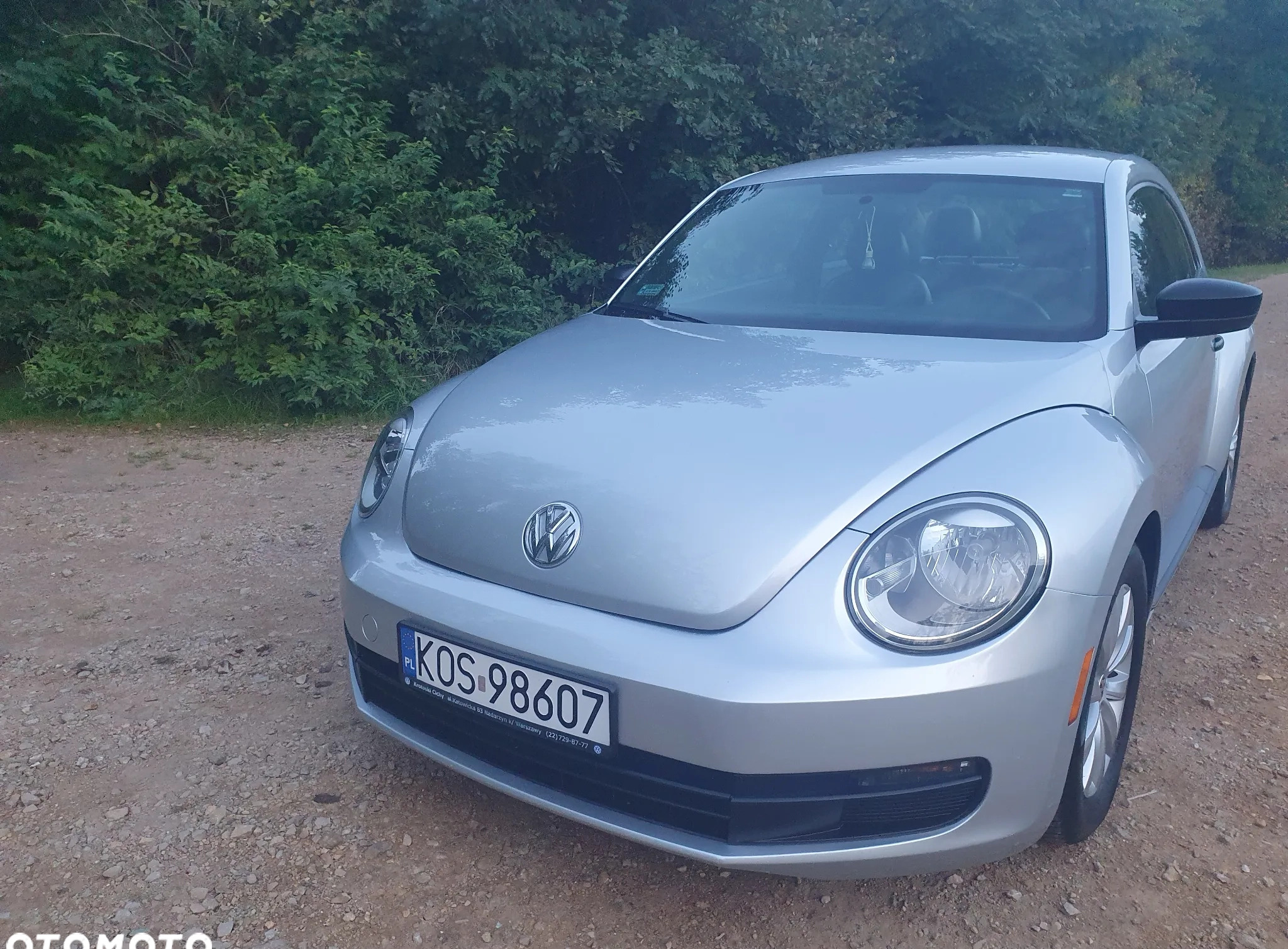 Volkswagen New Beetle cena 42500 przebieg: 93200, rok produkcji 2014 z Reszel małe 92